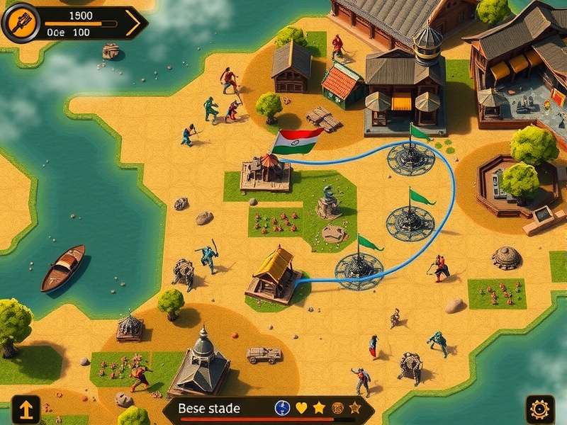 Tantia Tope Mace Defender gameplay screenshot showing historical battle